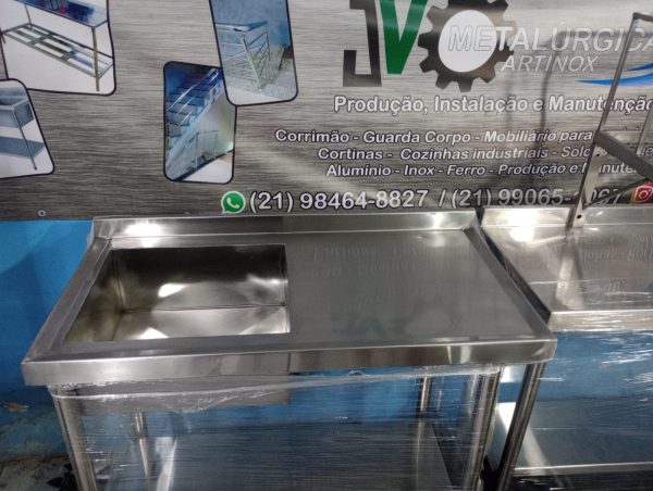 Bancada de inox