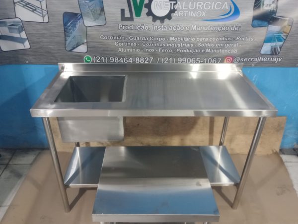 Bancada de inox